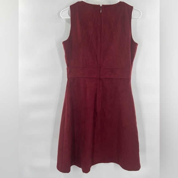 Eva Mendes NY&Co red faux suede dress size 4 - Picture 4 of 10